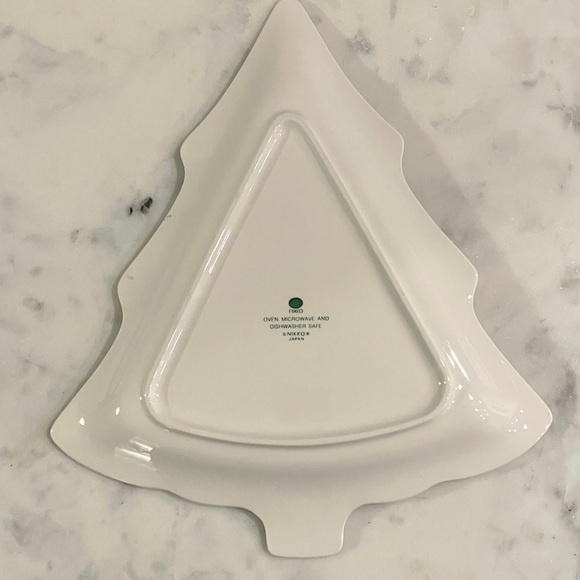 Vintage Nikko Christmas Tree Shaped Serving Plate - Picture 2 of 8